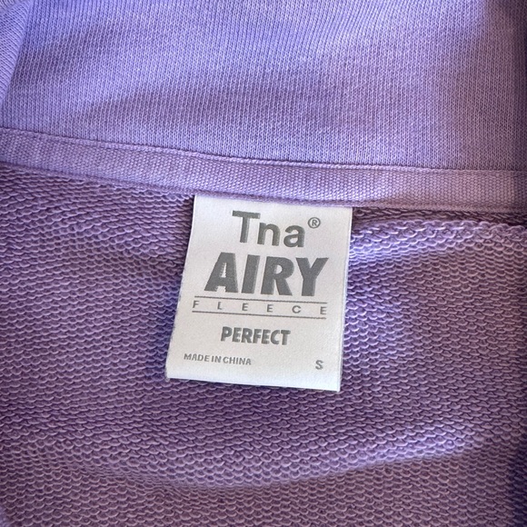 Purple cropped TNA quarter zip - Picture 3 of 3